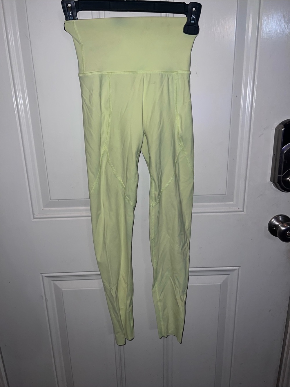 aerie High-Waist Neon Yellow Leggings